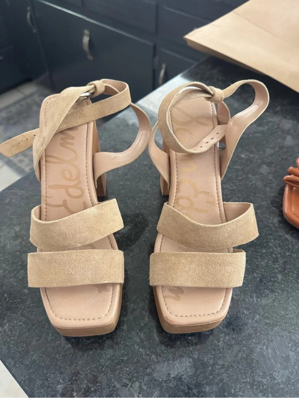 Sam Edelman Rosalind Suede Platform Sandal